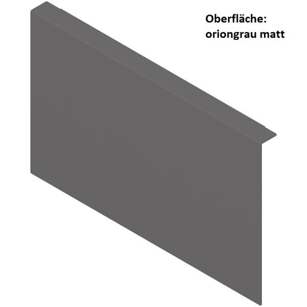 AMBIA-LINE Holzrückwandadapter für LEGRABOX/MERIVOBOX Frontauszug, Stahl, Höhe C, ab NL=350mm, Rahmenbreite 242mm